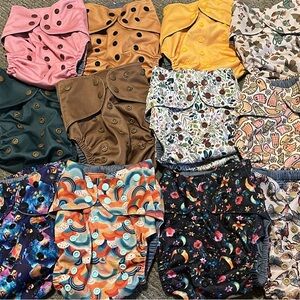 Basic Stitch Cloth Diapers Set of 12